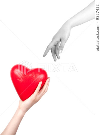 Health insurance or love concept Health insurance or love concept 9537432