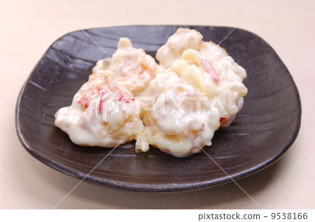 Tasty shrimp mayonnaise 9538166