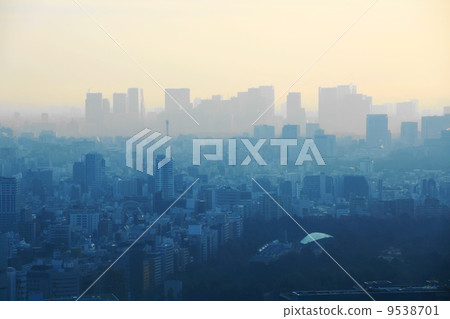 January Urban landscape and townscape 361 Tokyo morning morning room 9538701