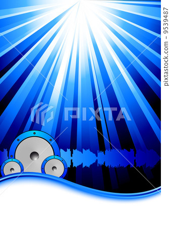 Blue party banner template Blue party banner template 9539487