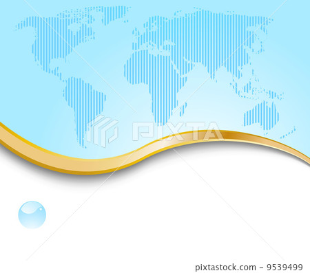 Business card template - earth concept Business card template - earth concept 9539499
