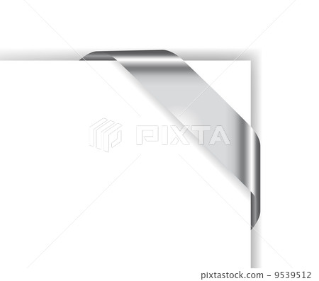 Card with chrome ribbon 9539512