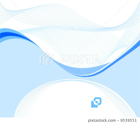 Business blue halftone card 9539551