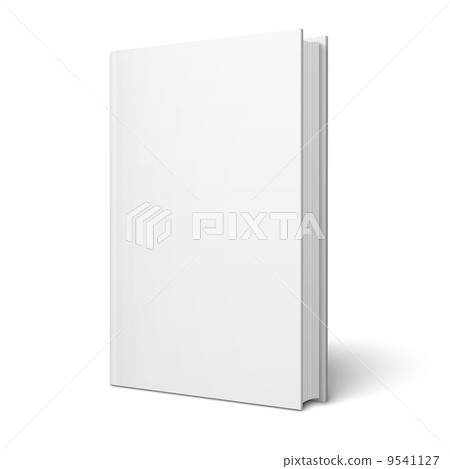 Blank vertical book template. Blank vertical book template. 9541127