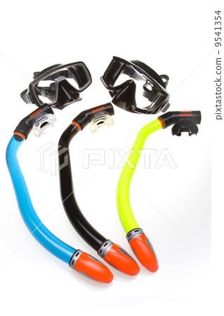 Tube for diving (snorkel) and mask.. Tube for diving (snorkel) and mask.. 9541354