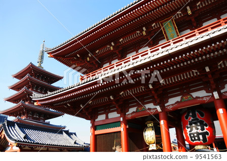 1月日本地區·關東111淺草·Takarazumon 9541563