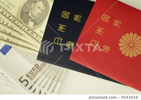 護照和外幣 9541658