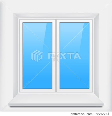 Plastic Window. Vector Illustration  9542761