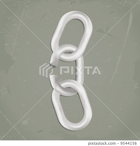 Iron chain on grunge background 9544156