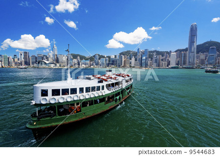Victoria Harbor of Hong Kong 9544683