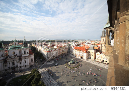 Czech Republic's Old Town Square in Prague Czech Republic's Old Town Square in Prague 9544881