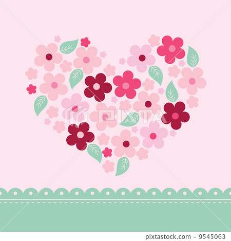 Flower heart 9545063