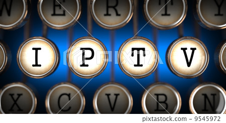 IPTV on Old Typewriter's Keys. 9545972
