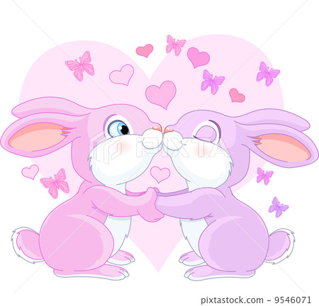 Valentine rabbits 9546071