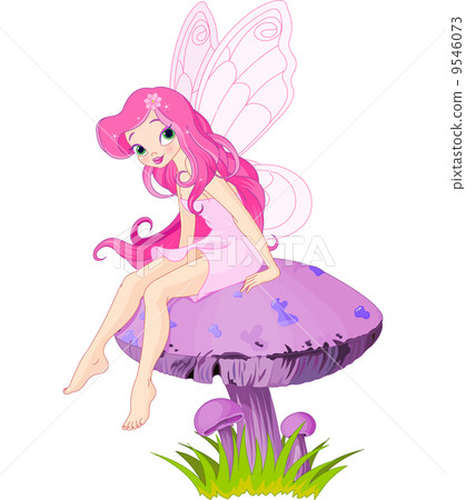 Fairy on the Mushroom 9546073