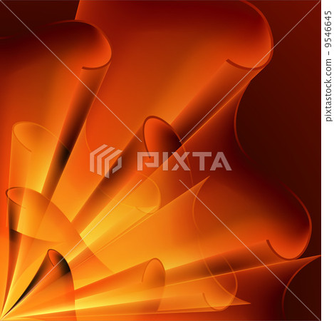Background of orange flags 9546645
