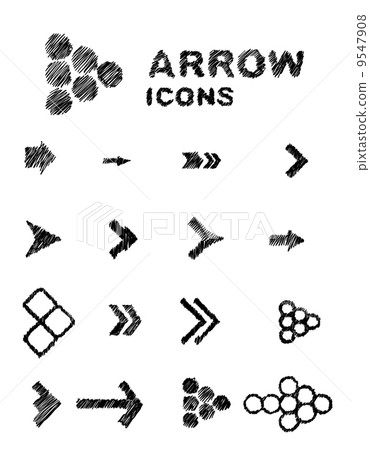 Hand drawn arrows Hand drawn arrows 9547908