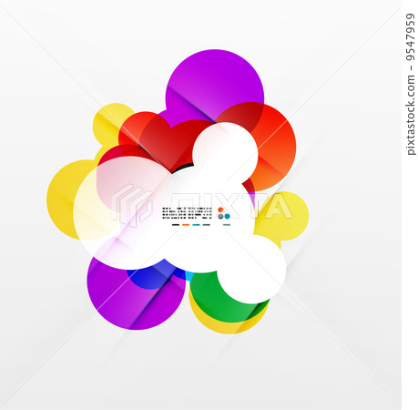 Colorful rainbow bubbles abstract background Colorful rainbow bubbles abstract background 9547959
