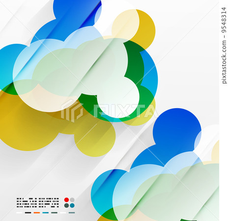 Vector lock paper design - Stock Illustration [9548314] - PIXTA