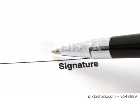 Pen and signature 9549699
