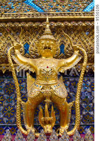 Golden Garudas at Grand Palace, Bangkok Golden Garudas at Grand Palace, Bangkok 9550106