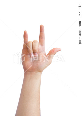 hand sign Language 9550218