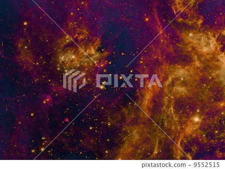 Star field in space and a nebulae Star field in space and a nebulae 9552515