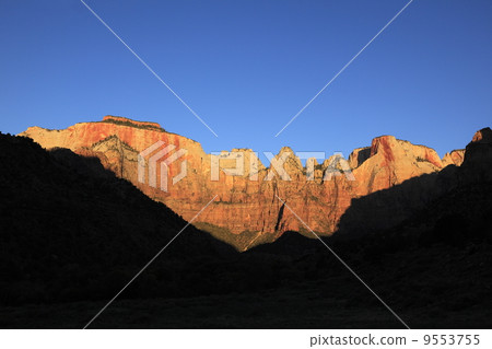Zion National Park Tower of the Virgin and West Temple Zion National Park Tower of the Virgin and West Temple 9553755
