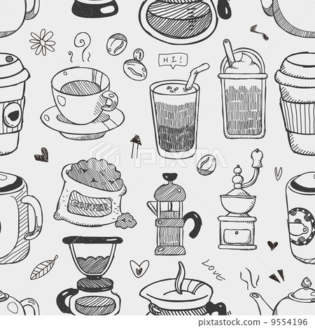 Coffee doodles no background Images - Search Images on Everypixel