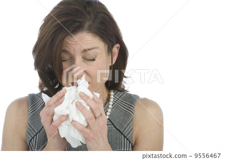 Women with allergies 9556467