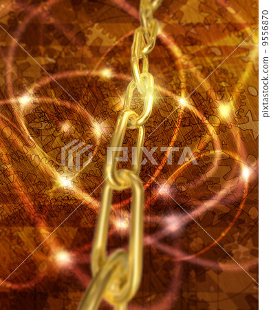 Chain block of gold that seems to be broken Chain block of gold that seems to be broken 9556870