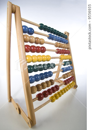 Abacus on white background 9556935