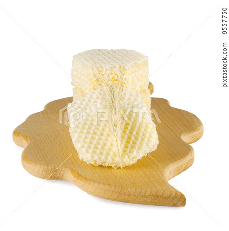Crispy wafers with spikelet on a board Crispy wafers with spikelet on a board 9557750