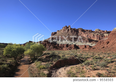 國會大廈·礁國家公園城堡·岩石 9558503