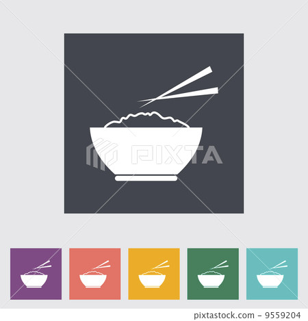 Rice flat icon 9559204