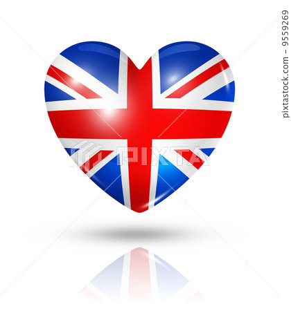 Love United Kingdom, heart flag icon 9559269