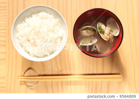 Clam miso soup Clam miso soup 9564809