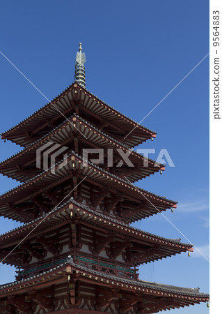 Shitennoji 5層塔 9564883