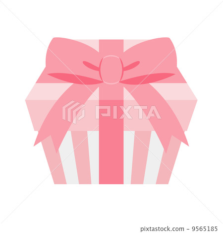 Illust Gift Ribbon Box Stock Illustration