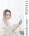 Smartphone and ladies 9565413