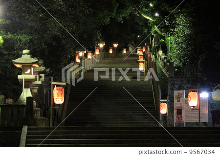 Kompira-san Shrine Browse the entrance from Kima-sen to Asaha (October 10 th Night of the Great Festival) 9567034