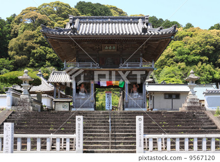 四國佛22號佛教寺院“平等寺廟”Niimon 9567120