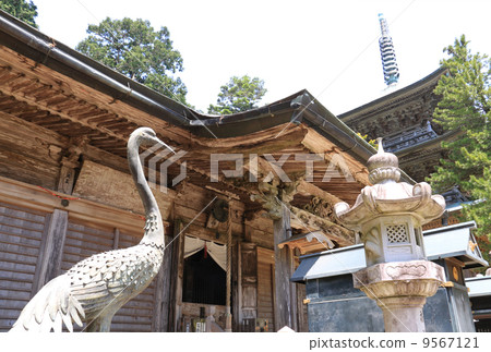 Shikoku Shrine Place No. 20 Buddhist temple "Tsurugi temple" main hall 9567121
