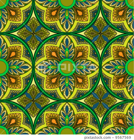 Seamless colorful vintage background 9567569