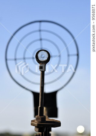 Target with gun Target with gun 9568071