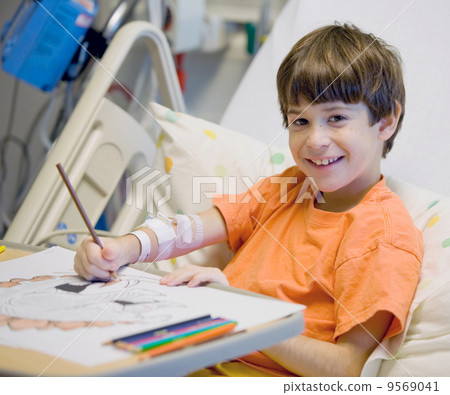 Boy in Hospital Boy in Hospital 9569041