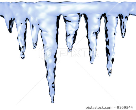 Blue icicles seamless background Blue icicles seamless background 9569844