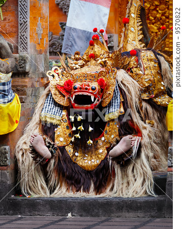 Barong costume - traditional Balinese theater 9570822