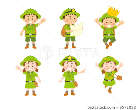 Child expedition team B_ 03 (green) 9571038