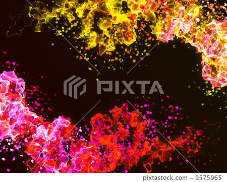 Orang & Red fire background Orang & Red fire background 9575965